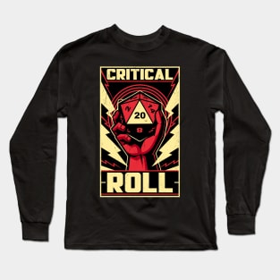 Critical Roll RPG Revolution - Cool Constructivism Poster Long Sleeve T-Shirt